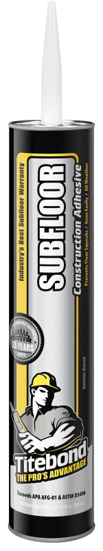 TITEBOND Titebond 5491 Subfloor Construction Adhesive, Beige, 10 oz Cartridge