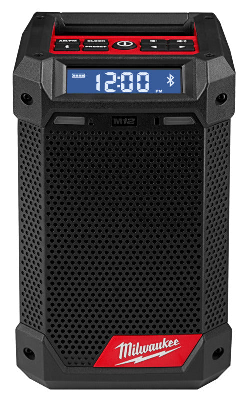 MILWAUKEE Milwaukee M12 2951-20 Radio and Charger, Tool Only, 12 VDC, Bluetooth 4.2 TOOLS MILWAUKEE