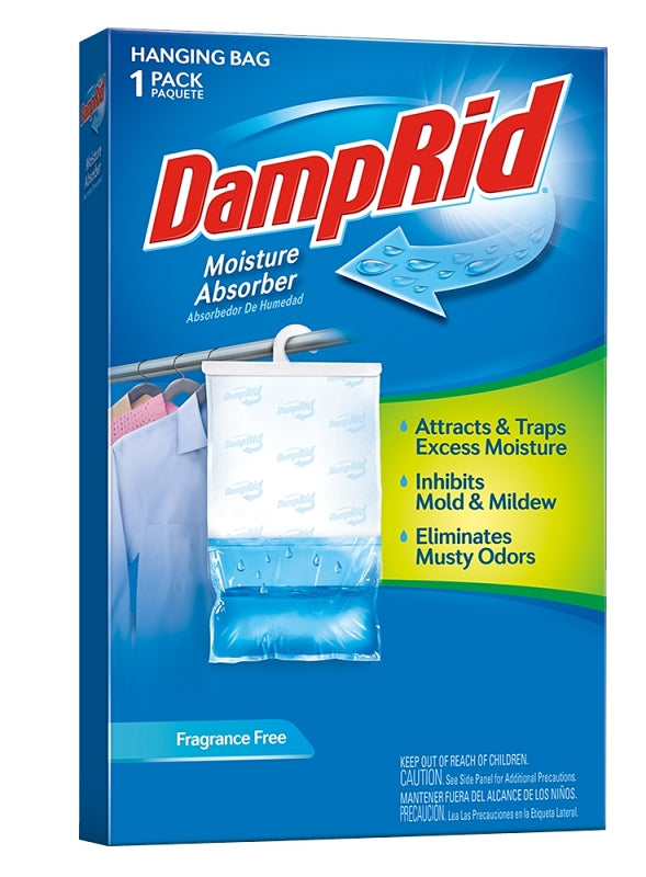 DAMPRID DampRid FG80FF Moisture Absorber, 14 oz, Pellets, Off-White/White