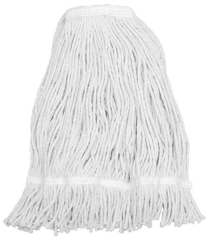 ZEPHYR MANUFACTURING Zephyr ShineUp 15024 Mop Head, 24 oz Headband, Cotton, Natural CLEANING & JANITORIAL SUPPLIES ZEPHYR MANUFACTURING