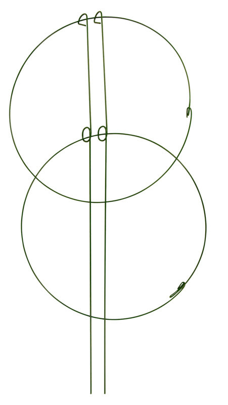 MAT - MIDWEST AIR TECHNOLOGY Gardener's Blue Ribbon DRPS1836 Ring Support, 36 in L, 1/8 in Dia, Steel, Green, Powder Coated