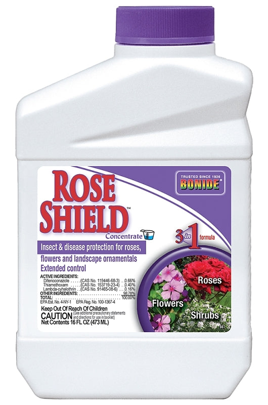 BONIDE Bonide Rose Shield 987 Insecticide, Liquid, Spray Application, 1 pt Bottle LAWN & GARDEN BONIDE