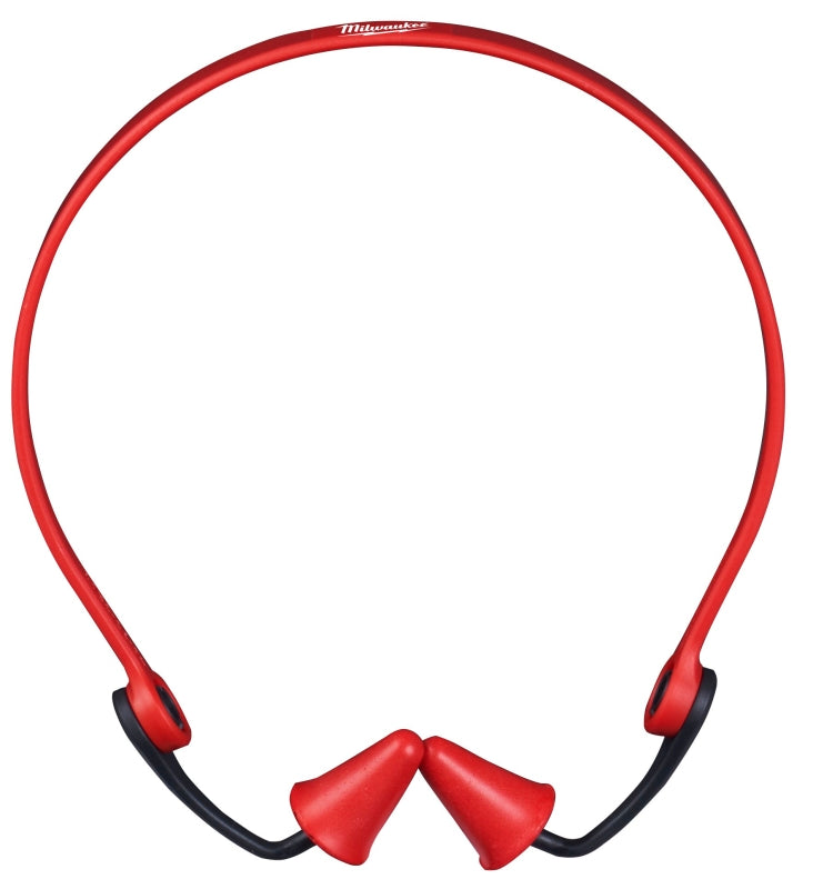 MILWAUKEE Milwaukee 48-73-3201 Banded Ear Plugs, 25 dB NRR, Foam Ear Plug, Red Ear Plug