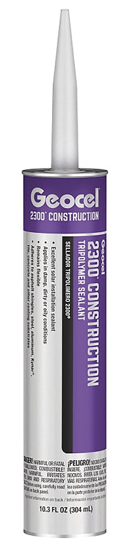 GEOCEL Geocel 2300 Series GC66105 Construction Tripolymer Sealant, Bronze, 10.3 fl-oz, Cartridge PAINT GEOCEL