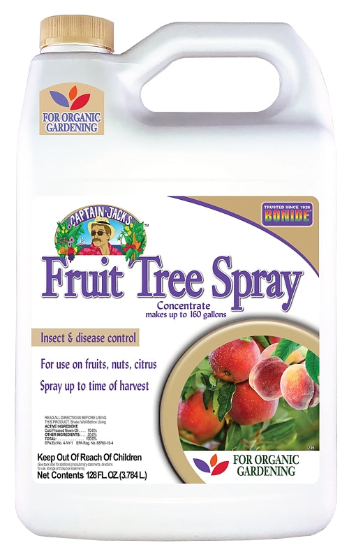 BONIDE Bonide Captain Jack's 2005 Concentrated Fruit Tree Insecticide, Liquid, Spray Application, Home, Home Garden, 1 gal LAWN & GARDEN BONIDE
