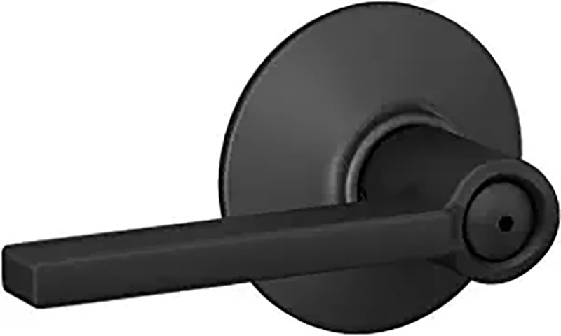 SCHLAGE LOCK Schlage F Series F40 V LAT 622 COL Privacy Lever, Mechanical Lock, Matte Black, Metal, Residential, 2 Grade, 1/CD HARDWARE & FARM SUPPLIES SCHLAGE LOCK