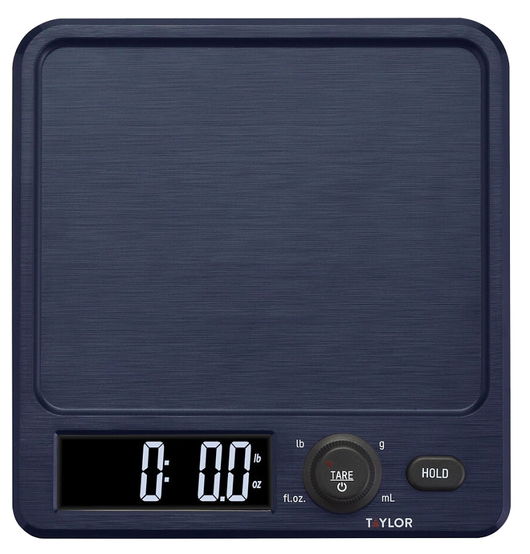 TAYLOR Taylor 5280827 Antimicrobial Kitchen Scale with Rotating Knob, 11 lb, Digital Display, ABS Housing Material