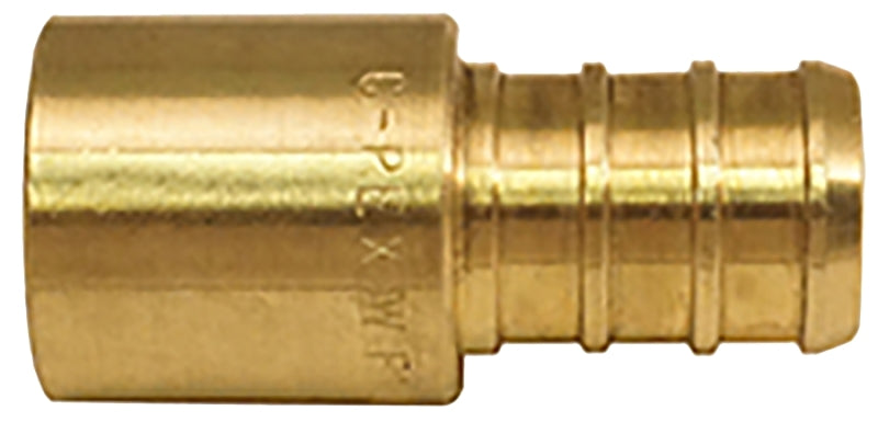 APOLLO Apollo APXMS121210PK Pipe Adapter, 1/2 in, Barb x MPT, PEX-B, Brass, 200 psi Pressure PLUMBING, HEATING & VENTILATION APOLLO