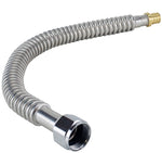 APOLLO Apollo Valves APXCSST1834 Corrugated Connector, 3/4 x 3/4 in, PEX Barb x FHT, Stainless Steel, Metallic, 18 in L