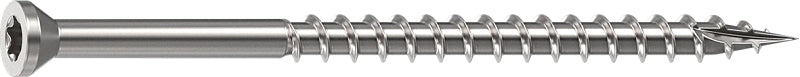 CAMO Camo 0350170 Deck Screw, 0.163 in Thread, 3 in L, Trim Head, Star Drive, Sharp, Type-17 Point, 305 Stainless Steel, 100 HARDWARE & FARM SUPPLIES CAMO