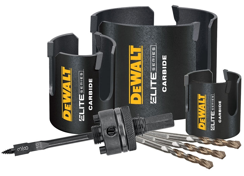 DEWALT DEWALT ELITE Series DAH47MMSET Hole Saw Kit, 7-Piece TOOLS DEWALT