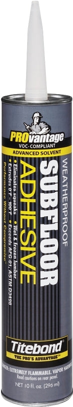 TITEBOND Titebond PROvantage 5481 Subfloor Adhesive, Beige, 10 oz Cartridge