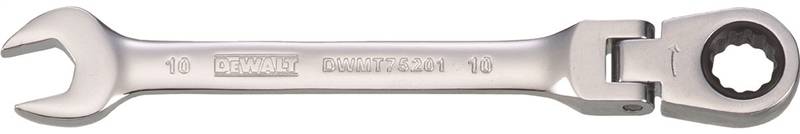 DEWALT DEWALT DWMT75201OSP Combination Wrench, Metric, 10 mm Head, 5-11/32 in L, 12-Point, Steel, Chrome-Plated TOOLS DEWALT