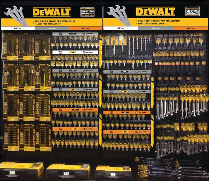DEWALT DEWALT DWMT74223 Series Socket Set, Specifications: 1/2 in Drive Size, Includes: Deep Impact Socket