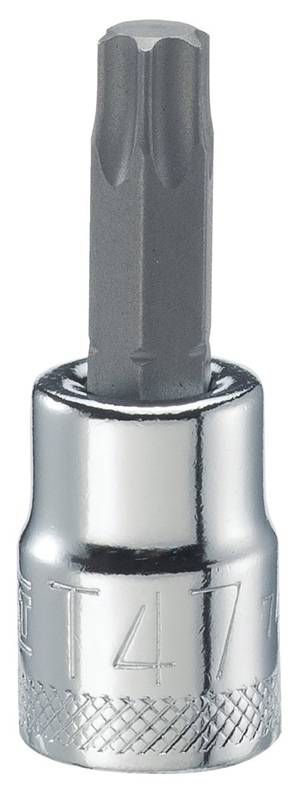 DEWALT DEWALT DWMT74618OSP Torx Bit Socket, T47 Tip, 3/8 in Drive, Polished Chrome Vanadium