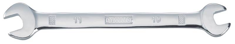 DEWALT DEWALT DWMT75432OSP Open End Wrench, Metric, 10 x 11 mm Head, 6-5/32 in L, Polished Chrome