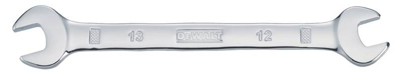 DEWALT DEWALT DWMT75433OSP Open End Wrench, Metric, 12 x 13 mm Head, 6-5/32 in L, Polished Chrome