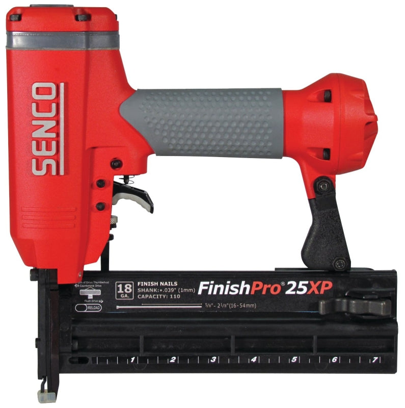 SENCO PRODUCTS Senco FinishPro Series 760102N Brad Nailer, 110 Magazine, Strip Collation, 1.92 scfm Air
