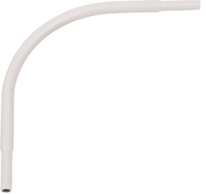 CLOSETMAID ClosetMaid 25633 Corner Round Bar, Steel, White