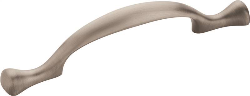 AMEROCK Amerock Allison Value Series TEN174G10 Cabinet Pull, 5-1/8 in L Handle, 1 in Projection, Zinc, Satin Nickel