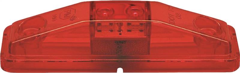 PETERSON MFG PM V169KR Marker Light Kit, 9 to 16 V, LED Lamp, Red Lens, Surface Mounting AUTOMOTIVE PETERSON MFG