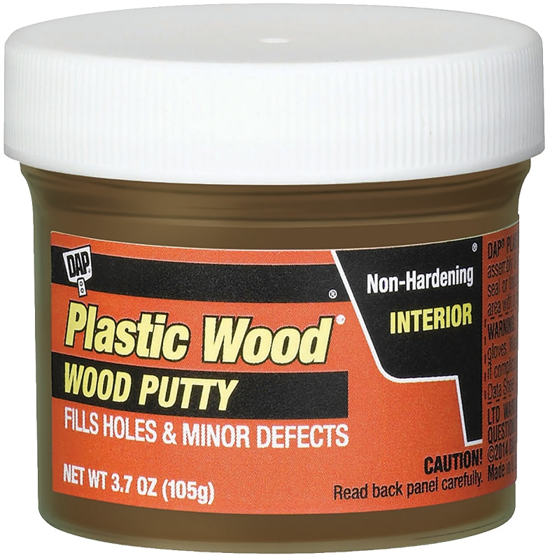 DAP DAP Plastic Wood 21270 Wood Putty, Paste, Mild, Pleasant, Maple, 3.7 oz PAINT DAP
