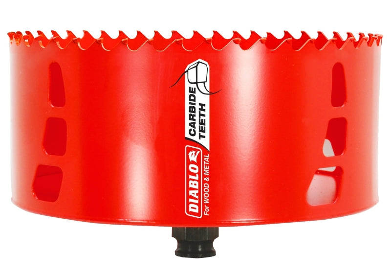 DIABLO Diablo DHS6000CT Hole Saw, 6 in Dia, 71 mm D Cutting, Carbide Cutting Edge TOOLS DIABLO