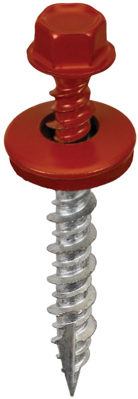 ACORN INTERNATIONAL Acorn International SW-MW15BR250 Screw, #9 Thread, High-Low, Twin Lead Thread, Hex Drive, Barn Red, 250/BAG HARDWARE & FARM SUPPLIES ACORN INTERNATIONAL