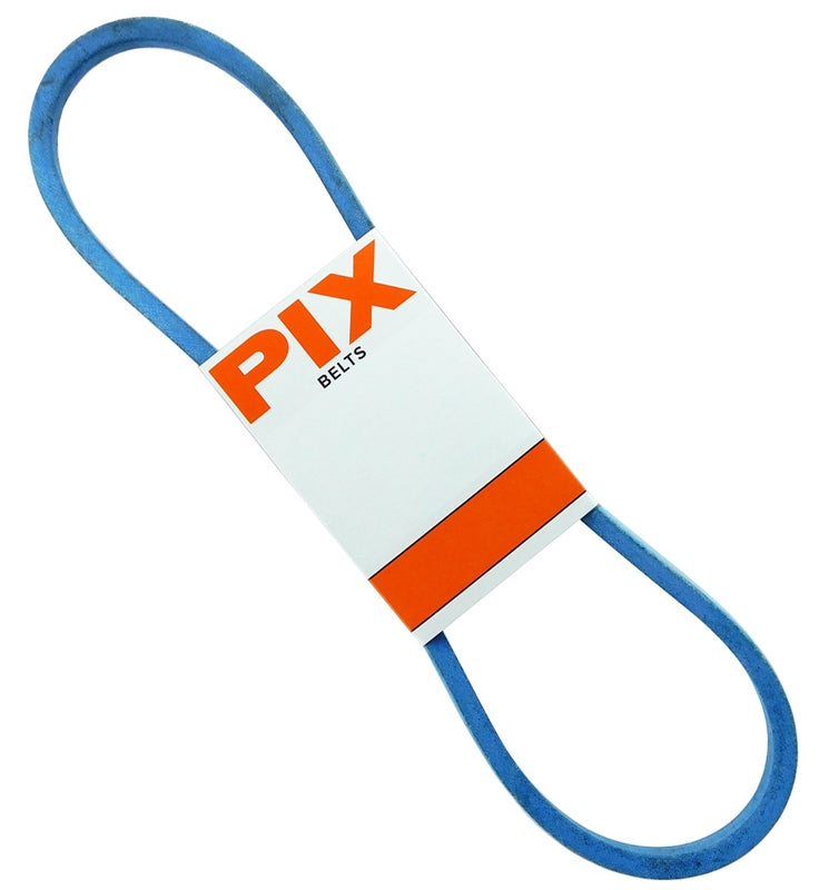 PIX NORTH AMERICA PIX A47K Fractional Horsepower V-Belt, 49 in Outside Circumference, 1/2 in W, 9/32 in Thick, Blue