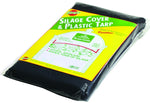 WARP'S Warp's SSC-24 Tarpaulin, 24 ft L, 24 ft W, 3 mil Thick, Plastic, Black AUTOMOTIVE WARP'S