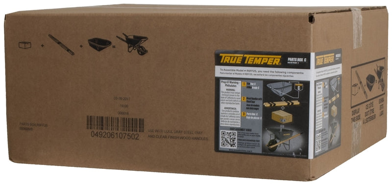 TRUE TEMPER True Temper 000603VB Wheelbarrow Parts Box, For: R6FF25 Wheelbarrow AUTOMOTIVE TRUE TEMPER