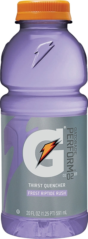 GATORADE Gatorade 32488 Thirst Quencher Sports Drink, Liquid, Riptide Rush Flavor, 20 oz Bottle HOUSEWARES GATORADE