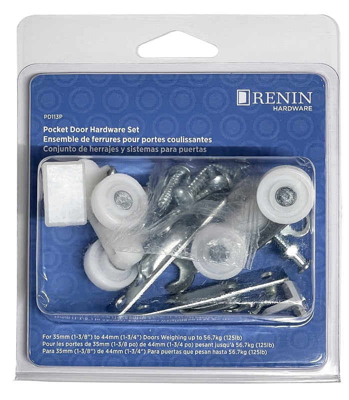 RENIN Renin PD113P Knock Down Frame Kit, 96 in L Track, For: 1-3/8 to 1-3/4 in THK Heavy-Duty Pocket Door