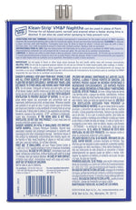 KLEAN STRIP Klean Strip GVM46 Naphtha Thinner, Liquid, Hydrocarbon Solvent, Colorless, 1 gal Can PAINT KLEAN STRIP