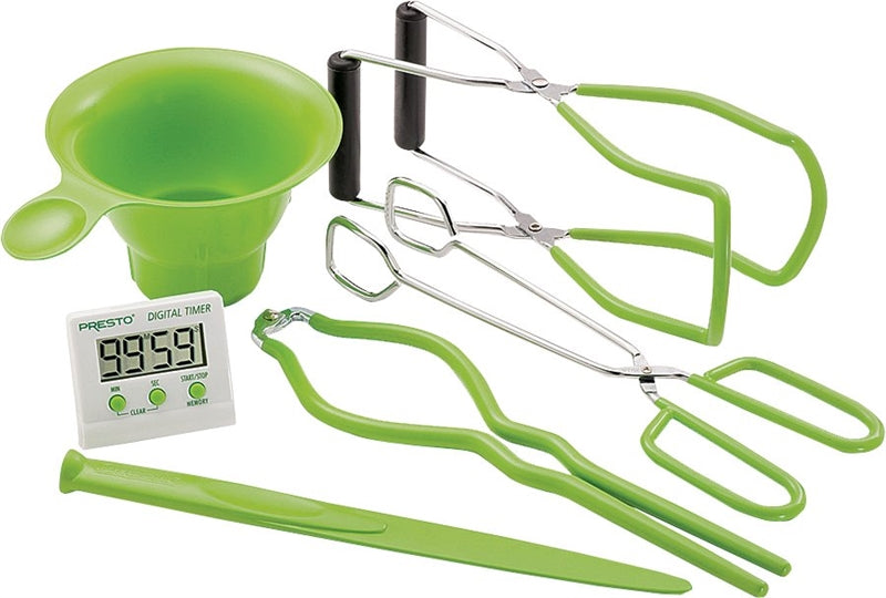 NATIONAL PRESTO Presto 9995 Canning Kit, Green, 7-Piece HOUSEWARES NATIONAL PRESTO