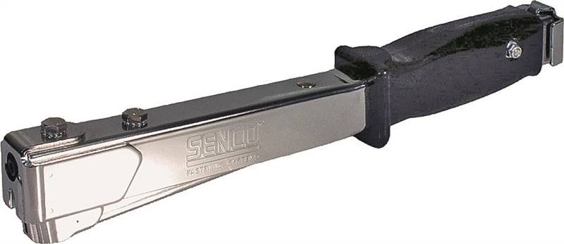 SENCO Senco PC0700 Hammer Stapler, 168 Magazine, 7/16 in W Crown, 3/8 in L Leg, Steel Staple