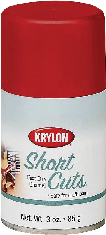 KRYLON Krylon KSCS033 Craft Spray Paint, High-Gloss, Red Pepper, 3 oz, Can