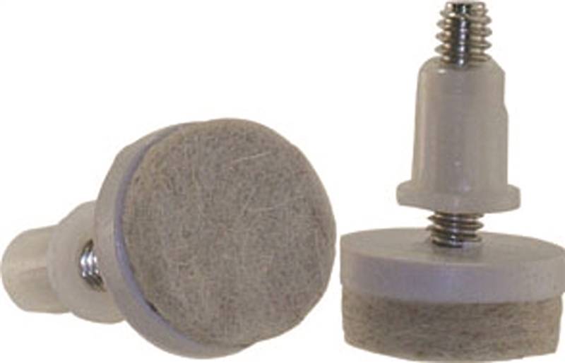 SHEPHERD Shepherd Hardware FeltGard Series 9909 Furniture Pad, Round, 1-1/2 in Dimensions, 75 lb, Felt/Metal, Almond, 4/PK HARDWARE & FARM SUPPLIES SHEPHERD