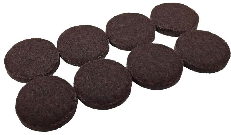 SHEPHERD Shepherd Hardware 9863 Protective Pad, Felt, Dark Brown, 1-1/2 in Dia, Round HARDWARE & FARM SUPPLIES SHEPHERD