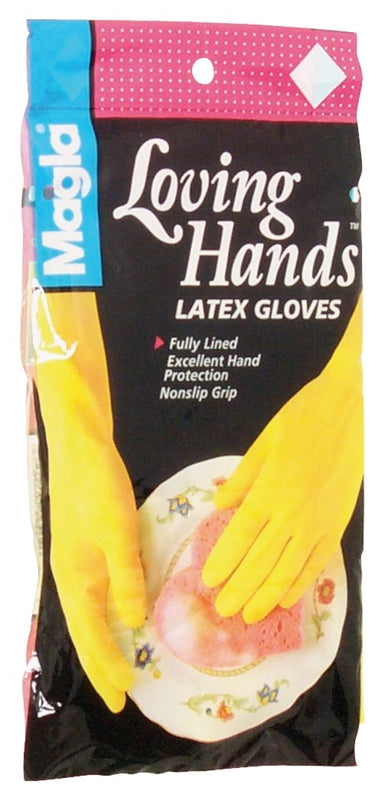 SPONTEX Spontex Hand Care 69982 Protector Gloves, M, Latex, Yellow