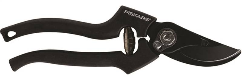 FISKARS Fiskars 91246935 Pruner, 1 in Cutting Capacity, Steel Blade, Bypass Blade, Ergonomic Handle LAWN & GARDEN FISKARS