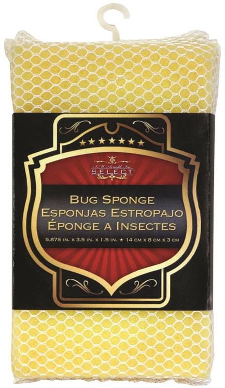 SM ARNOLD SM Arnold 25-406 Bug Sponge, 5-7/8 in L, 3-1/2 in W, 1-1/2 in Thick, Nylon AUTOMOTIVE SM ARNOLD