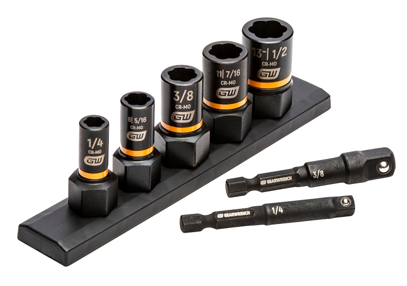 CRESCENT GearWrench 83911 Bolt Biter Series Socket Set, Chrome Molybdenum Alloy, Black Oxide TOOLS CRESCENT