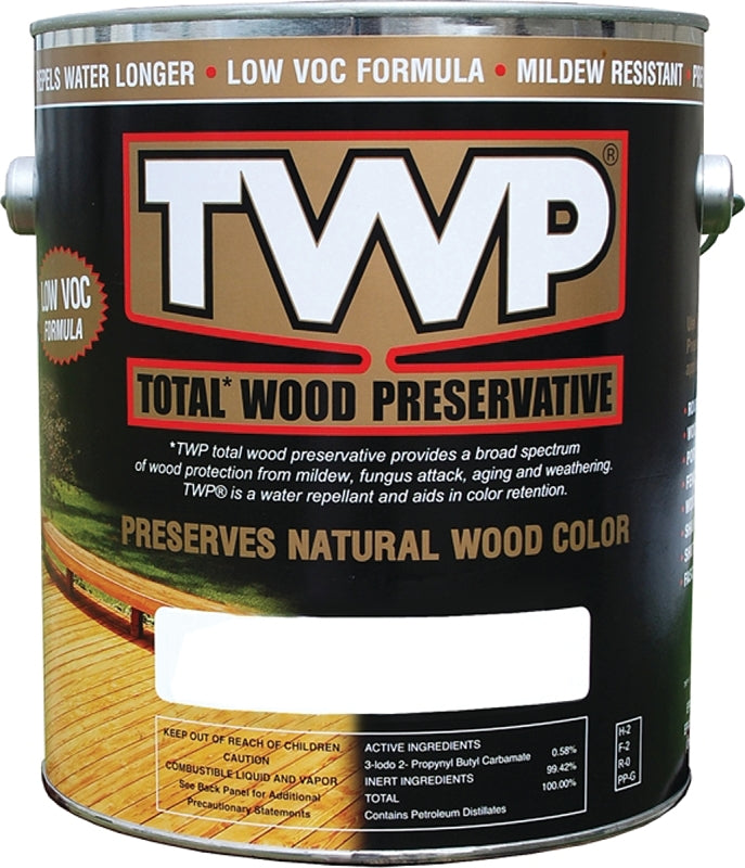 TWP (AMTECO) TWP 1500 Series TWP-1520-1 Stain and Wood Preservative, Pecan, Liquid, 1 gal