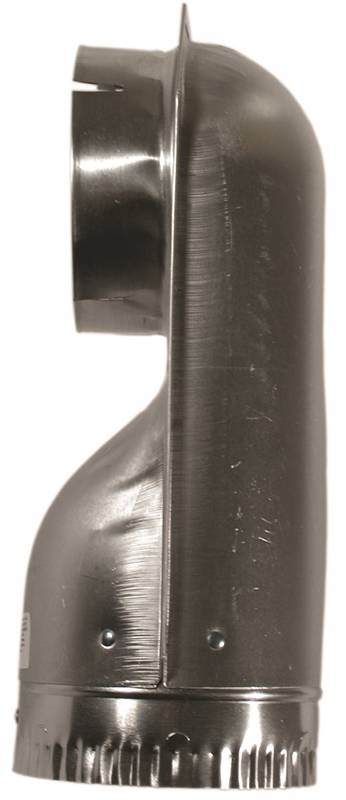 BUILDER'S BEST Builder's Best SAF-T-DUCT 010155 Offset Elbow, 4.2 in Connection, Male x Female Thread, Aluminum PLUMBING, HEATING & VENTILATION BUILDER'S BEST