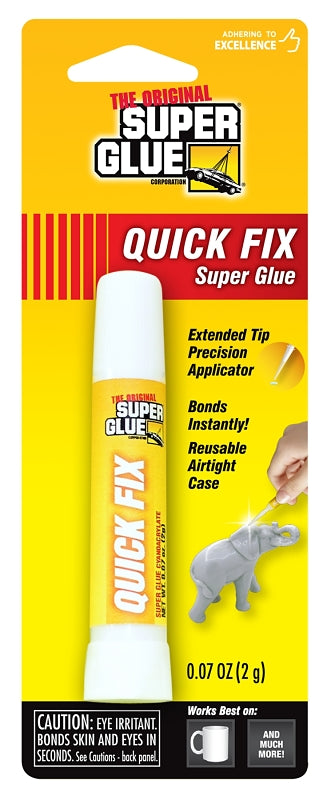 THE ORIGINAL SUPER GLUE The Original Super Glue 15030 Super Glue, Liquid, Clear, 0.07 oz Tube PAINT THE ORIGINAL SUPER GLUE
