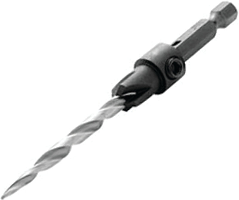 IRWIN Irwin 1882630 Drill Bit, 7/64 in Dia, 3-3/8 in OAL, Countersink, 4-Flute, 1/4 in Dia Shank TOOLS IRWIN