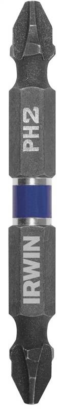 IRWIN Irwin 1870983 Power Bit, #2 Drive, Phillips Drive, 1/4 in Shank, Hex Shank, 2-3/8 in L, High-Grade Steel TOOLS IRWIN