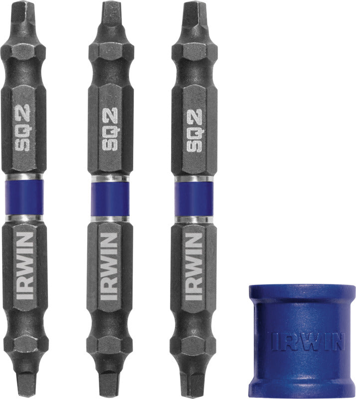 IRWIN Irwin IWAF32DESQ23 Insert Bit, 2 in Drive, Square Drive, 1/4 in Shank, Hex Shank, 2-1/2 in L, Steel TOOLS IRWIN