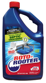 ROTO ROOTER Roto-Rooter 351272 Septic Treatment, Liquid, Characteristic, 64 oz PLUMBING, HEATING & VENTILATION ROTO ROOTER